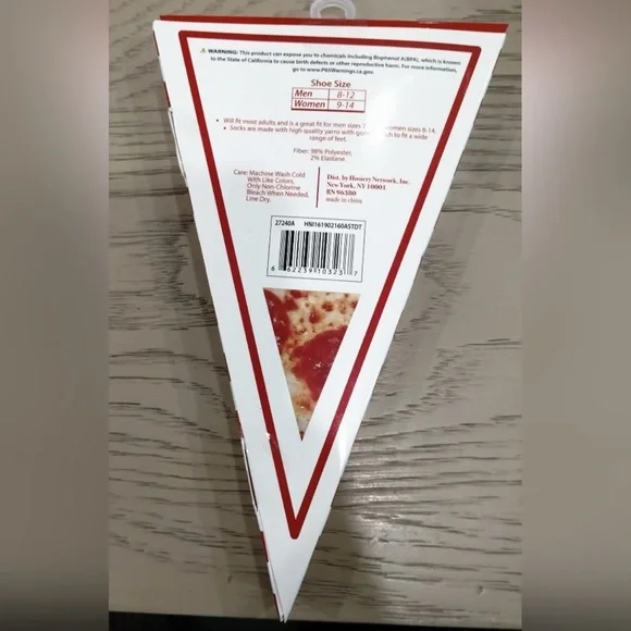 NIB UNISEX Pizza Crew Socks - Picture 4 of 5